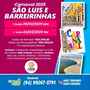 Excursão para São Luiz-MA & Barreirinhas