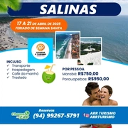 Excursão salinas praia do Atalaia